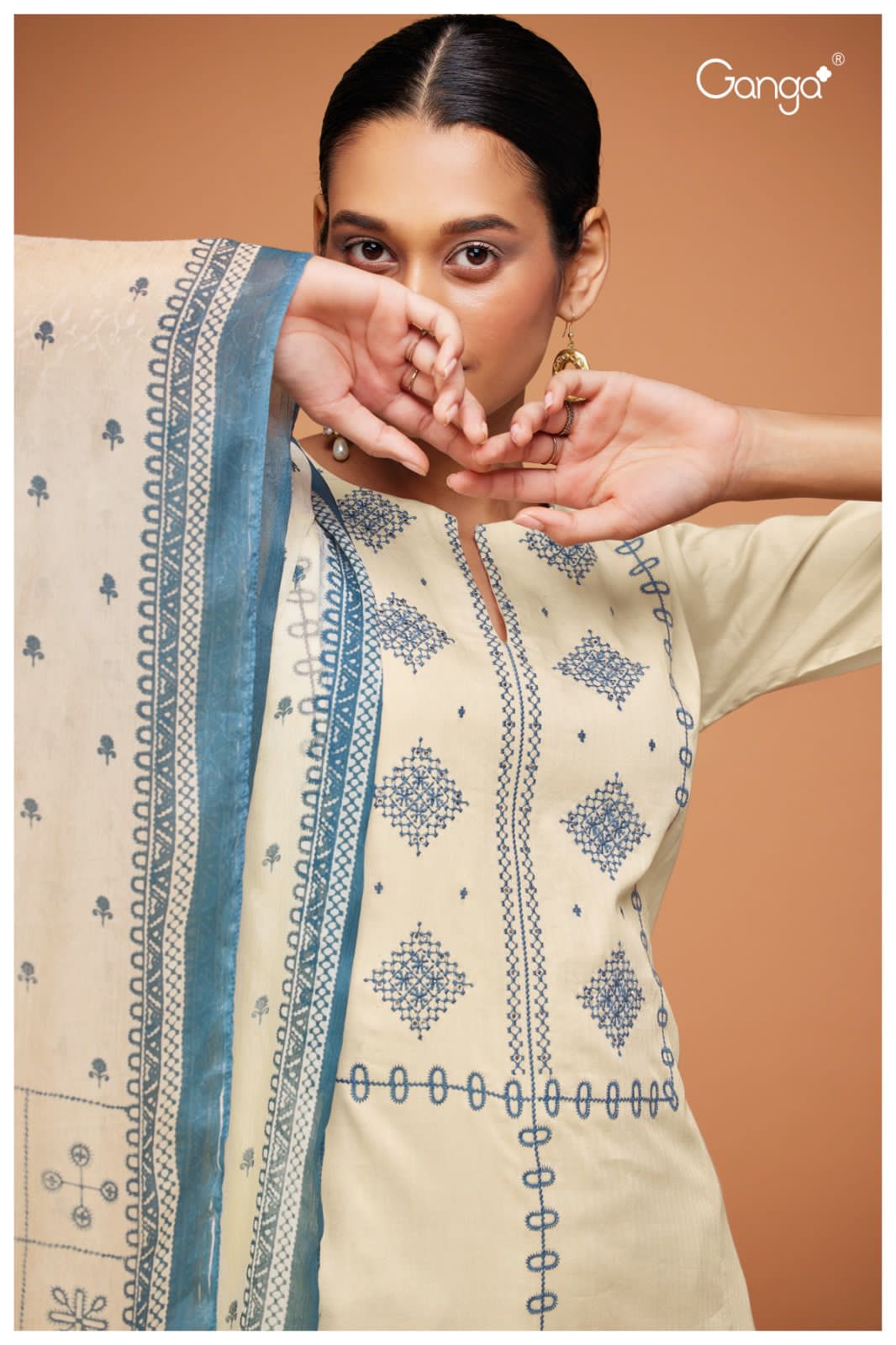 Ganga Advika S1722 Cotton Salwar Suit Catalog
